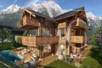 Zweitwohnsitz: Luxuriöse Gartenwohnung mit privaten Pool in Ski In/Ski Out Lage von Leogang!